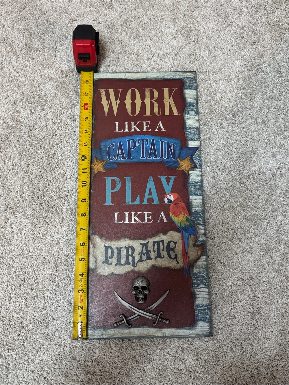 Humorous Pirate Boat Decor Sign. - Picture 4 of 4